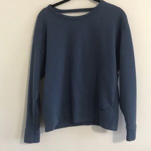 Nike open back sweatshirt